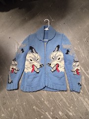 Rare Vintage Wool Wolf Sweater Mary Maxim?