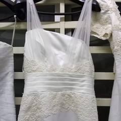 Bridal Wedding Dresses Gown Lot of 3 Vintage Bundle 80s-90s Size S-M