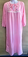 NWOT Vintage Berkliff Pink Womans Night Gown sz Large 38/40 pink