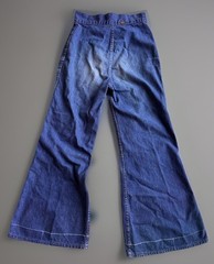 RARE “Cheap Jeans’ Brand 70s Vintage Jeans With perfect Bell Bottoms