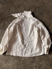 Jane Holley Inc. Original Vintage White Shirt 100% Dacron Polyester Size 12 32