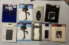 Vintage NOS Pantyhose Hosiery Lot Hanes Donna Karan Mervyn’s Worthington 9 Pc