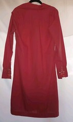 Johnny Appleseed – Red Long Sleeve Dress – Size 16 – See Pictures – Vintage