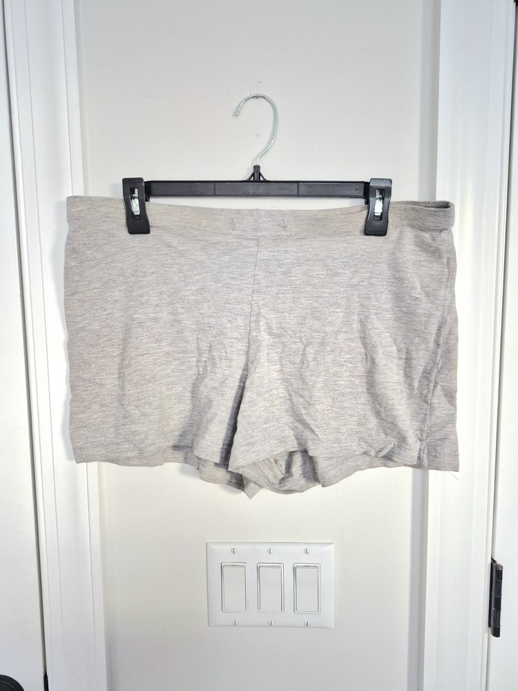 Vtg Mandee Gray Drawstring Shorts Sz M Active Gym Lounge Retro Spring Summer Y2K