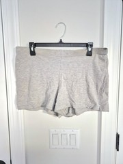 Vtg Mandee Gray Drawstring Shorts Sz M Active Gym Lounge Retro Spring Summer Y2K