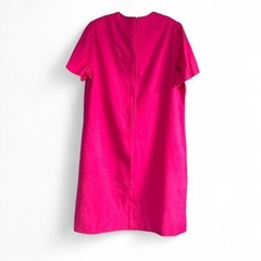 Vintage 80s Hot Pink Dress Women’s Plus Size 22/24 Leslie Pomer Retro Blazer