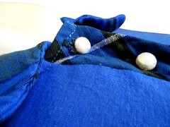 True Vintage Top Medium 1970s Blue Womens Medium Mod Go-Go Buttery