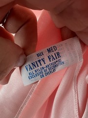 Lot Of 2 VANITY FAIR Vintage Pajama Sets Soft Pink & Blue Pants + Top All Nylon