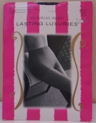 Victoria’s Secret LASTING LUXURIES Control Top Pantyhose SMOKE Size: Large NIP