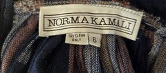 Vintage Norma Kamali Two piece Dirndl style skirt Set in Blue and Beige Plaid