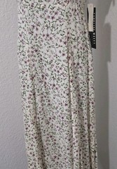 NWT Vtg 90s Midi Dress 12P Ditsy Floral Cottagecore Grunge Caroline Wells