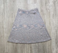 Vintage 70s Organically Grown by Arpeja Mélange Knit Sweater Skirt Acrylic Sz L