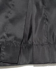 Vintage 1950s American Maid Black Zipper & Button Closure Half Slip Size 7