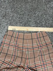 Vintage Bobbie Brooks KoraTron Pants Womans M Plaid Flat Front USA Preppy 70s