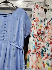 Lot 3 Sz 14W KsL RK Dress Blue Pink Flowers Purple, Ruffle Top 1 Nwts L