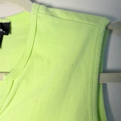 VTG Y2K No Boundaries Sleeveless Green Top Babydoll Blouse Floral Colors SZ XS