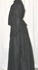 antique dress Civil War era one piece w/jacket unusual bust 30 original 1860