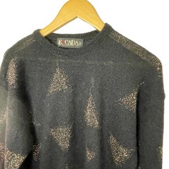 VTG Escada By Margaretha Ley Black Knit Long Sweater Women Size EU 36 /US Med