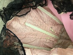 1910 EDWARDIAN BLACK CHANTILLY LACE W/Velvet and Jet Bead Trim GOWN/DRESS