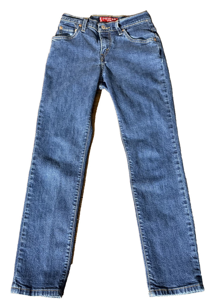 VTG True Y2K 2002 Levis 510 Low Rise Slim Fit Stretch Jeans Womens’ 2S Brazil