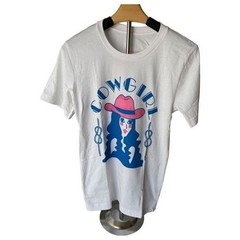 Vintage, Modern Western Saloon Era, Graphic T Cowgirl Dollie Retro Graphic NWOT