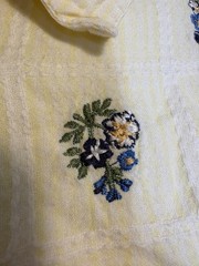 Vintage 90s Maggie & Max Floral Embroidered Button Shirt Women’s 3X Cottagecore
