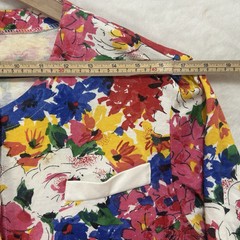 Vintage Units USA Women’s Blouse Size 2 Floral Button Up Retro Flair Shirt Top