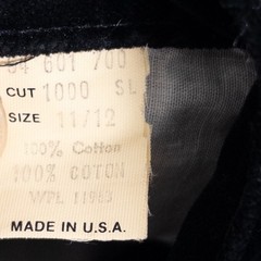 Kenny Rogers Lady Karman Pants Womens 11/12 Black Velveteen Western 70s Vintage