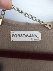 Vintage Forstmann Fabrics Hood Cape Coat One Size Fits Most Vintage Heavy Cloak