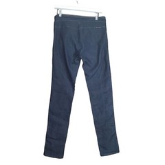 VNTG GOODTIME Womens Jeans SZ 32 Crackerjack Button Front Blue Nautical Sailor