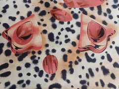 Vintage 90’s Escada silk animal print Margaretha Ley size 36 HTF short sleeve