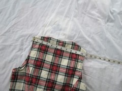 Plaid Skirt and Vest vintage 70s small