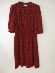 Lady Carol Petites of New York vintage 80s dress
