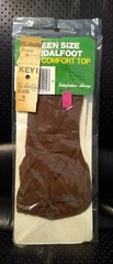 VINTAGE Total Comfort Top Sheer-Sandalfoot Knee Hi’s – Queen Size 9-11 MIST-TONE