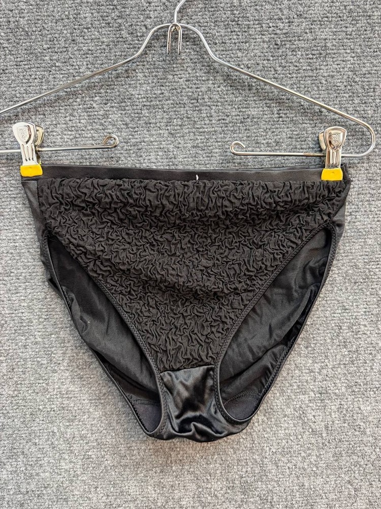 Vintage Maidenform Magic Moment Black Brief Panties Size 7 Large USA