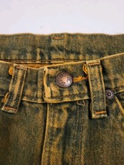 Washington DEE CEE DC Jeans NOS Women’s 28 Denim USA Acid wash Orange Brown VTG