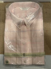 Vintage Classic Elegance Womens Button Down Pink Blouse, Size 18, NOS, In Pkg.