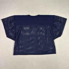 Vintage 80s 90s Russell Athletic Boxy Cropped Fit Mesh Jersey Sorrority ADP Sz S