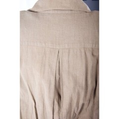 Vintage 1960’s George Georgiou II Khaki Cotton Dress L Made In Cyprus 100% Cotto