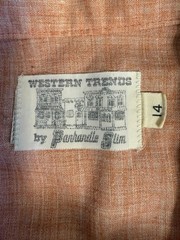 Vintage 1970’s Girls Western Trends by Panhandle Slim Pearl Snaps Shirt