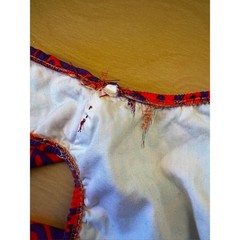 60s Vintage Bright Psychedelic Print Bikini Set Sz SM