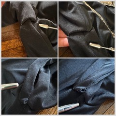 1970s Custom Opera Stage Recital Gown Costume Shoulder Cape Rhinestone Dress VTG