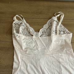 Vassarette Vintage Silky Soft Satin Lace Trim Nightgown Full Slip Size 32 L
