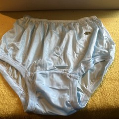 Vtg Gragero Panty large Double Nylon Gusset blue