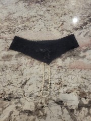 Vintage 2003 NWT Victoria’s Secret Bracli Pearl Strand Lace Thong Panties O/S