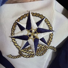 Vintage Pops Line Nautical Sailor Skirt Set Womens XXXL Navy Cruise Outfit 3XL