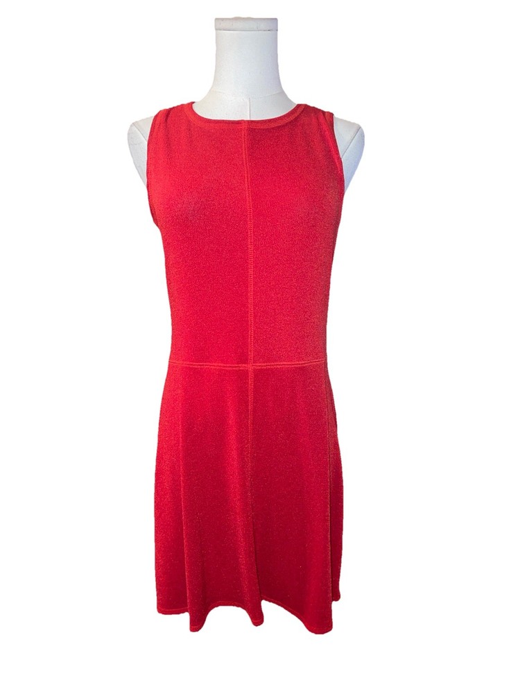 Vintage Contempo casuals Large red sleeveless mini dress NWT