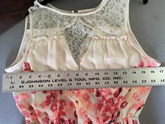 Vtg Y2K 90s 00s Candies Dress Sz S or M Sheer Flowy Coquette Watercolor