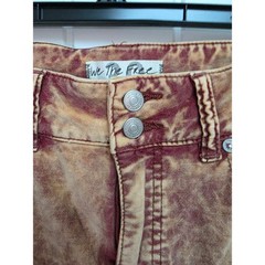 We The Free Curvy Vintage Flare Acid Wash Jeans 30