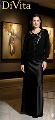 VTG Di Vita Knit Black Cardigan 73% Silk Embroidered & Embellished Women L RARE